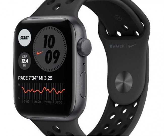 Apple Watch Nike SE 44mm GPS Space Gray Aluminium Case Anthracite/Black Nike Sport Band (MYYK2) б/у